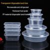 777 Disposable Transparent Plastic Food Containers with Lids