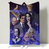 TThe AAddams Family Throw Soft Warm Flannel Throw Blanket Multiuse for Sofa Bed Office Nap