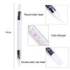 Double Pointed Heads Nail Art Silicone Pencil Rhinestone Beads Studs Picker Tool
