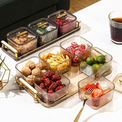 Plastic Snack Storage Container Sturdy Serving Platter Modern Dried Fruits Storage Box  Wedding