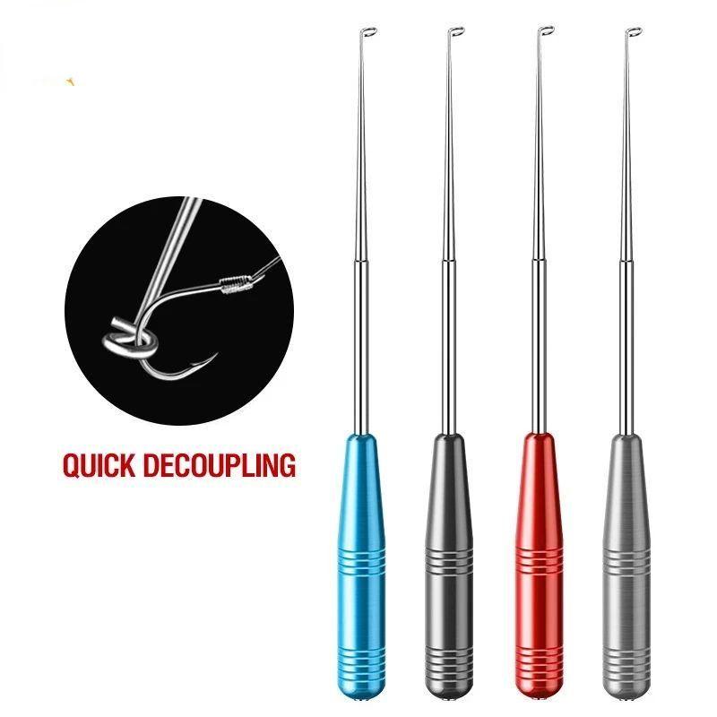 1pc Stainless Steel Fish Hook Remover Fish Hook Extractor Detacher Rapid Decoupling Device Fishing Tools Gardening Accessories