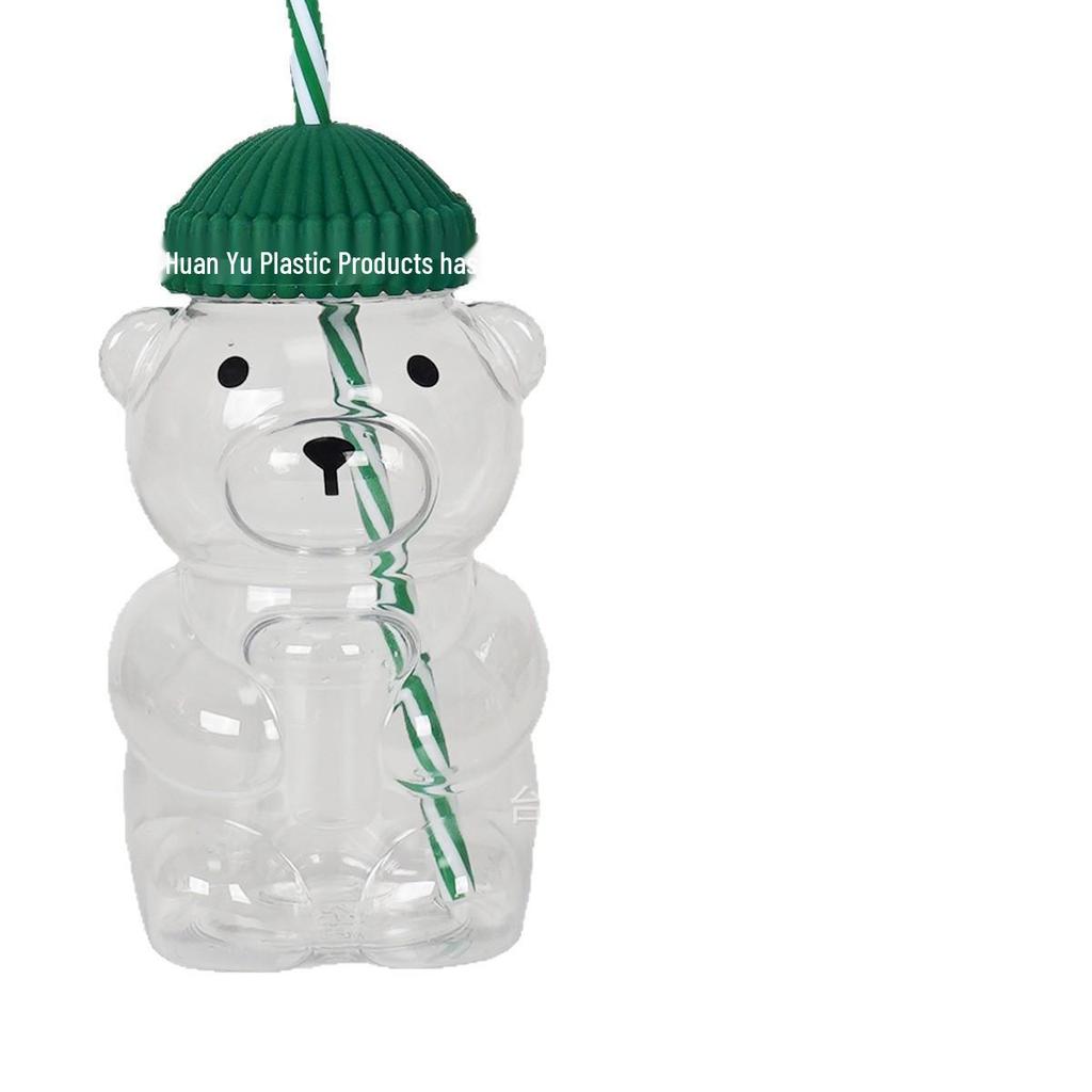 Cross-border Bearista Teddy Bear Children's Cartoon Straw Cup