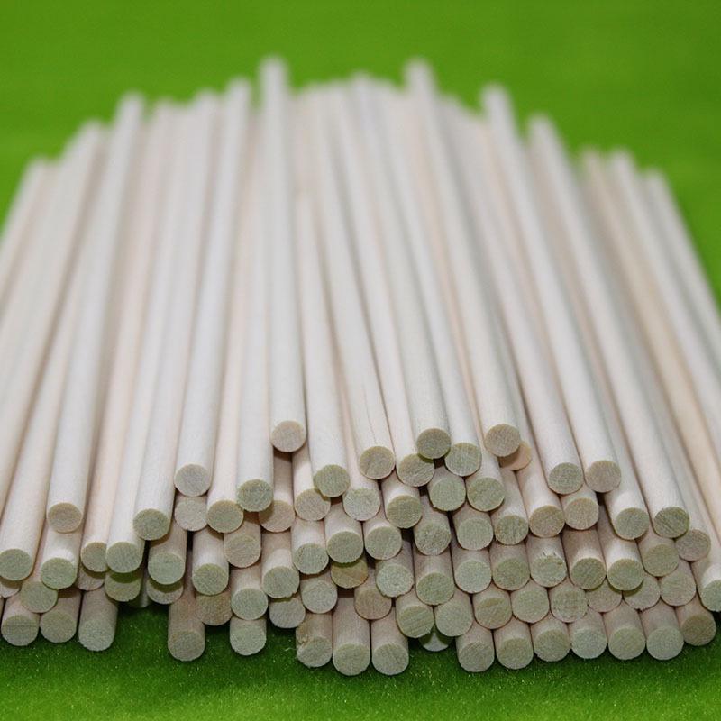 Colorful Birch Wood Craft Sticks - DIY Model Building Supplies