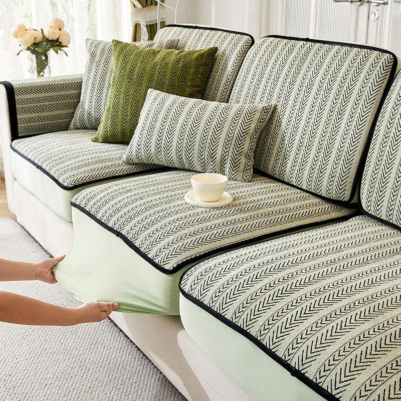 Non Slip Sofa Cushion Cover Four Seasons Universal Wear Resistant Sofa Seat Mat
