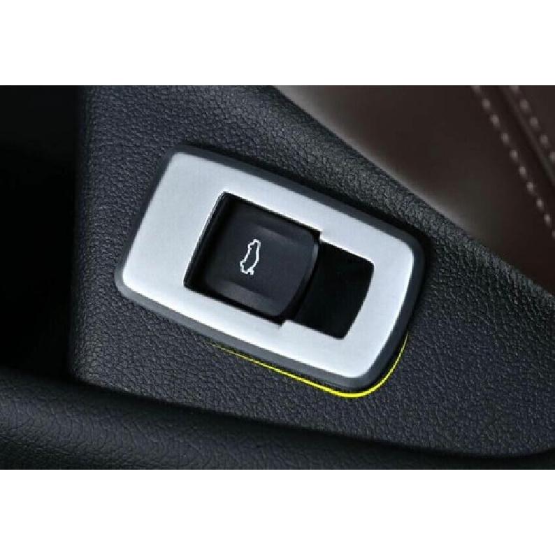 ABS Silver Tailgate Rear Door Button Cover Trim For BMW 5 Series G30 2018-