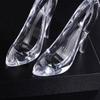 1pc Cinderellas Crystal Shoes Kids Birthday Gift Home Decor High-Heeled Shoes Figurines Wedding Decoration Valentine's Day Gift