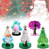 Colorful And Interactive 15cm Christmas Tree Toy With Snowflake Crystals For Children