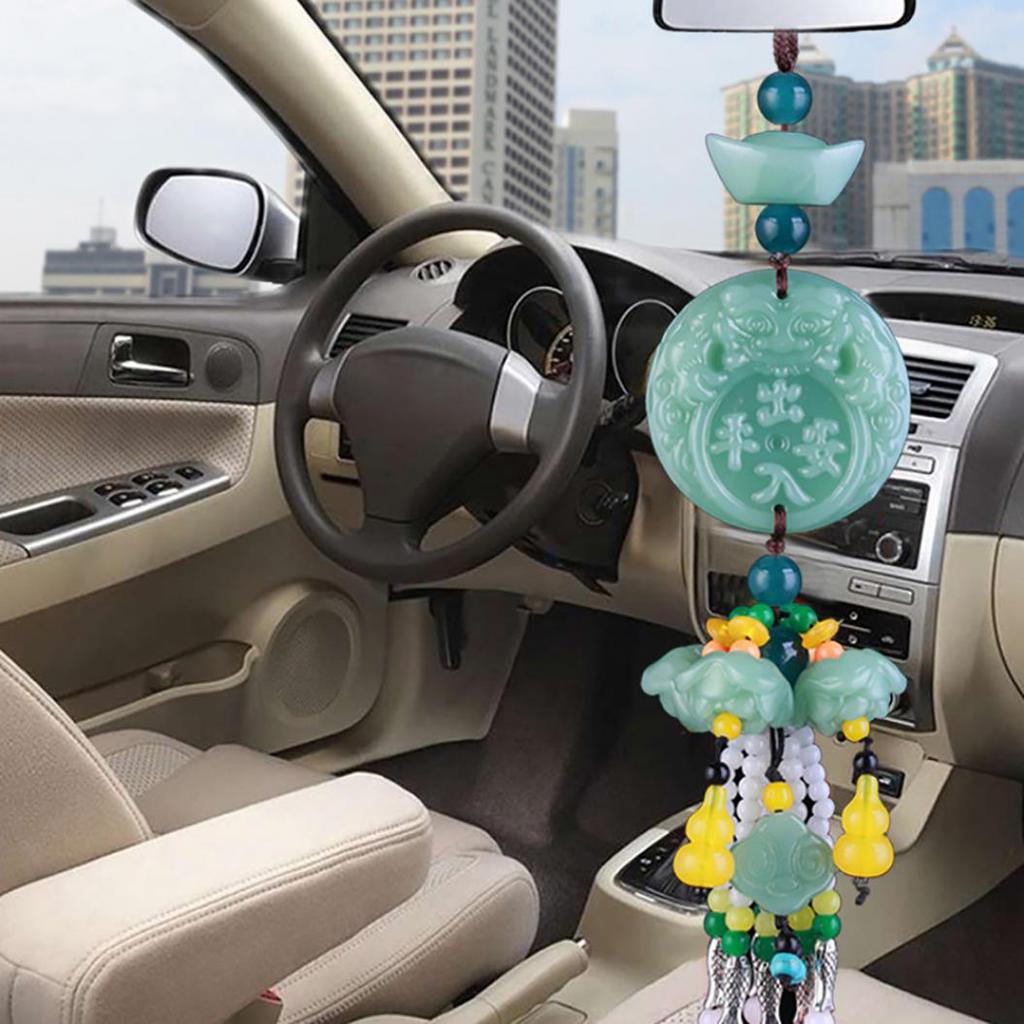 AutoE OTO aksesuar Car Hanging Ornament Blessing Rearview Mirror PiXiu Pendant Tassel Lucky Charm accesorios automovil AutoE OTO aksesuar Car Hanging Ornament Blessing Rearview Mirror PiXiu Pendant Tassel Lucky Charm accesorios automovil