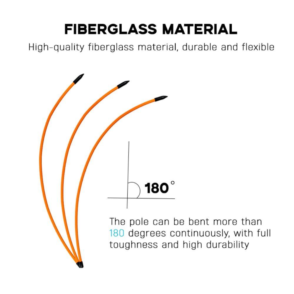 Collapsible Golf Alignment Sticks Folding Direction Indicator Stick  Golf Swing Trainers