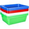 Ruhan Thickened Rectangular Plastic Kitchen Basket