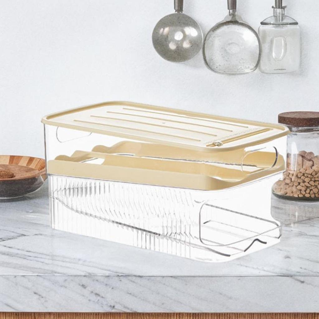 Eierspender Automatischer Rollorganizer Kühlschrank Aufbewahrungsbehälter für Küche