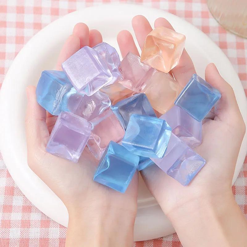 

Squishy Ice Cube Fidget Anti Stress Squeeze Toy Kids Adults Party Gifts Decompression Autism ADHD Sensory Anxiety Therapy