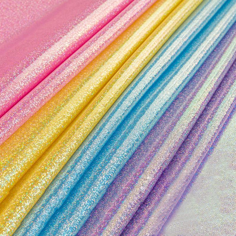Tissus Patchwork Tulle Weddings Party Decoration Gauze Fabrics160 X 100CM Stretch Dancing Stage Sequin Glitter Fabric