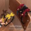 Non-slip Bow Headband U-shaped Tooth Comb Hair Hoop  New Year Hair Styling Accessories