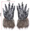 Halloween Werewolf Masks, Party Props, Werewolf Headgear, Furry Gloves, Festival Party Props