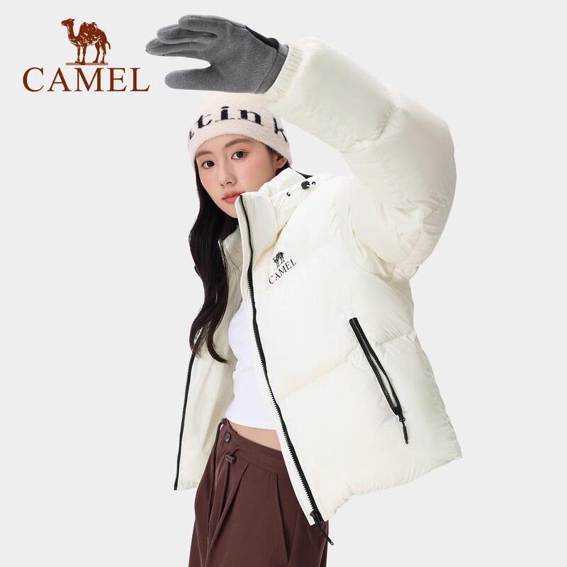 Camel Black Diamond 3.0 Women's Short Hooded Puffer Down Jacket