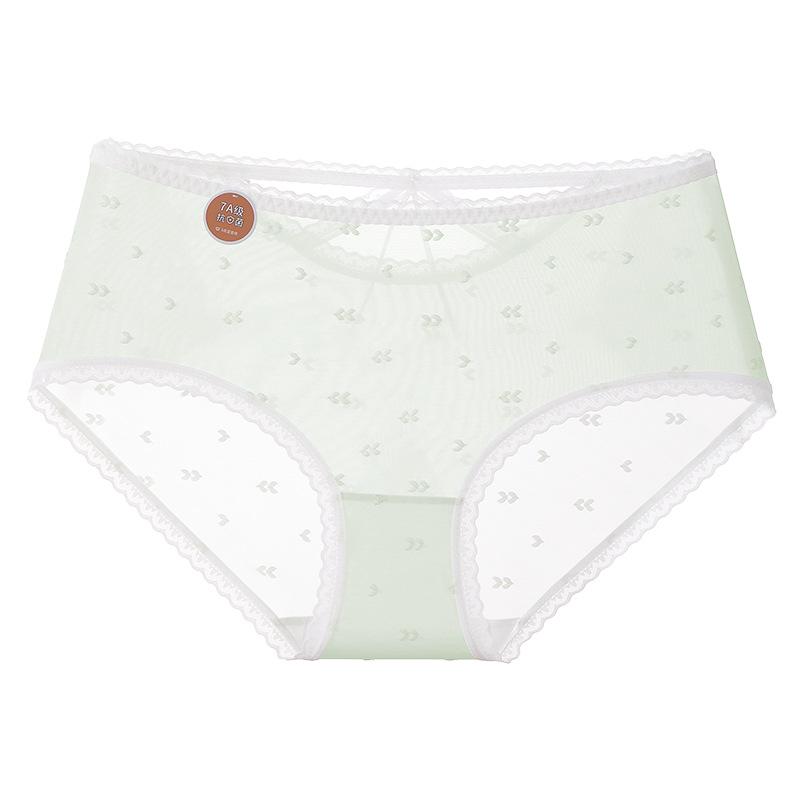 "15D Ultratenké Bezešvé Ledové Hedvábí Nadměrná Velikost Dámské Spodní Prádlo, Antibakteriální Bavlněný Klínek, Dutý Design"