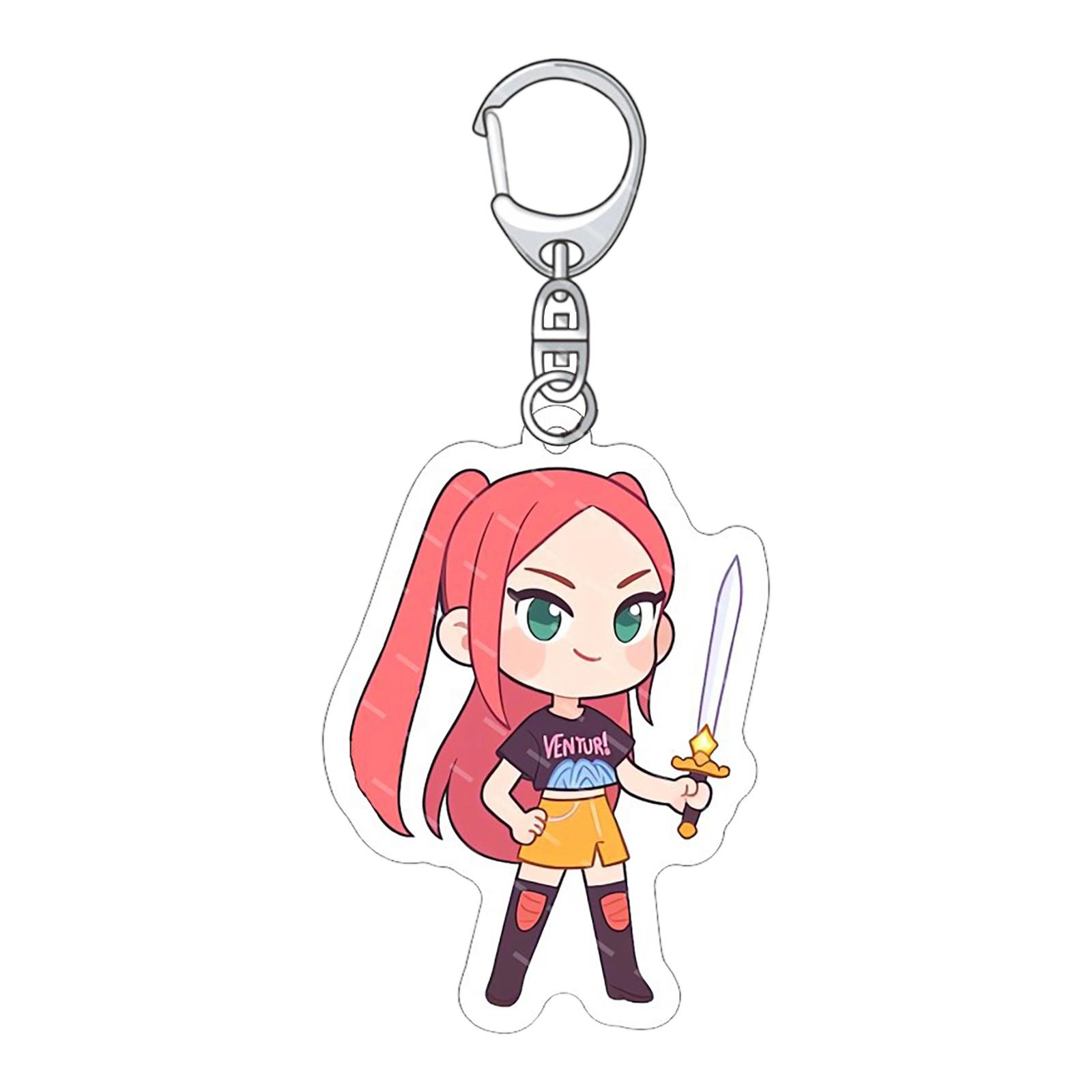 

Периферийный акриловый брелок для ключей в стиле корейского аниме от Netflix One Size