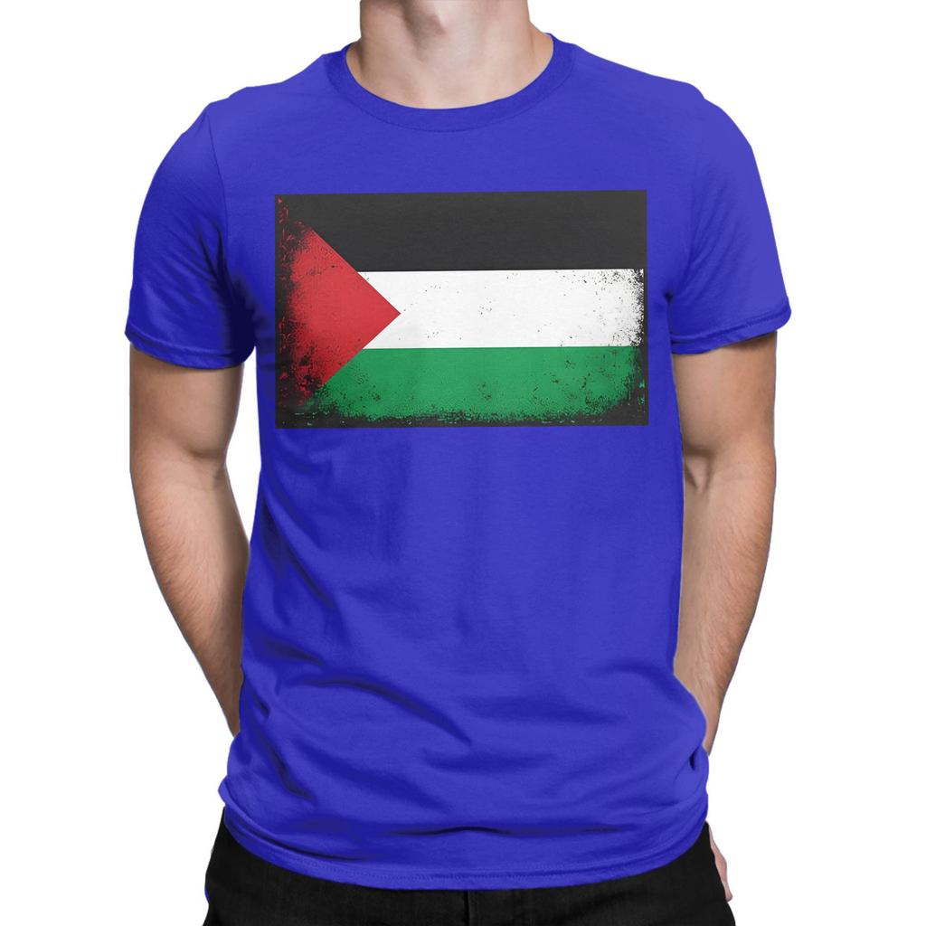 Men Keffiea Palestine Beach Palestine Map T Shirt 100 Cotton Clothes Leisure Short Sleeve Round Neck Tees Birthday Gift TShirt