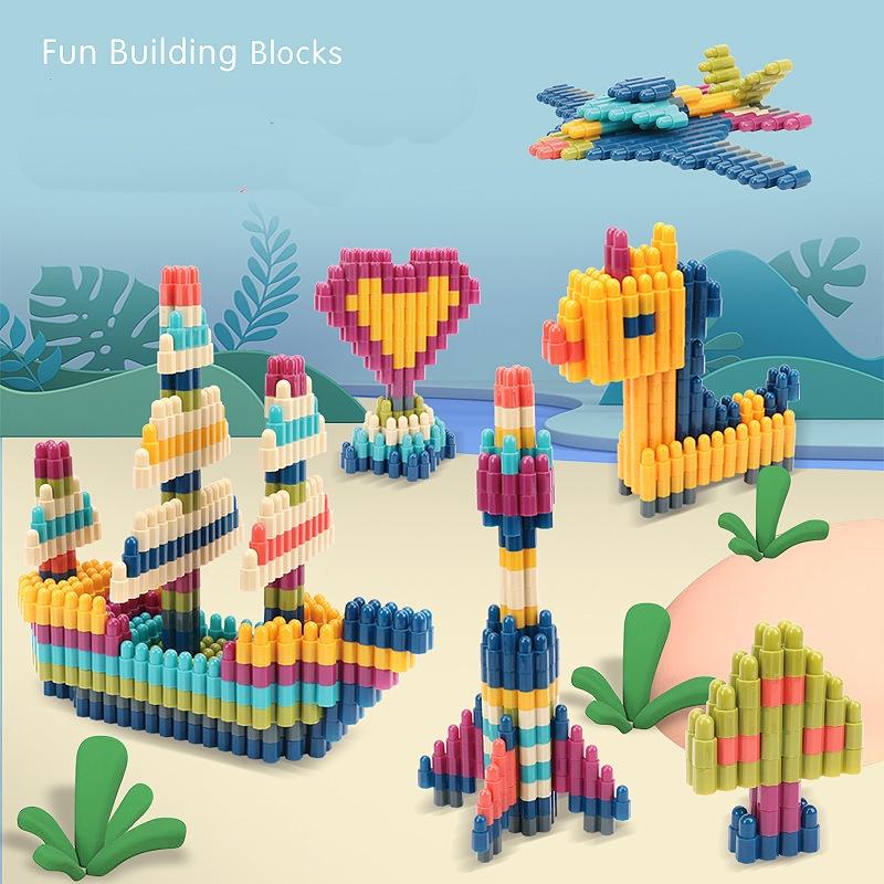Pellet Building Bullet Blocks Toy Diy Assembling Toys Early Education Gift Kids