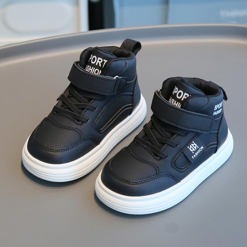 Children's sports shoes 2025 spring and autumn new boys' casual shoes high-top girls' board shoes lightweight soft-soled baby shoes