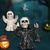 Spooky Halloween Small Ornaments Skeleton Resin Festival Ornaments  Desktop