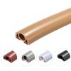 1PC 118.1inch Floor Cord Cover Sheaths PVC Flexible Electrical Conduit Cable Protectors Self-adhesive Cable Hiders for Floors