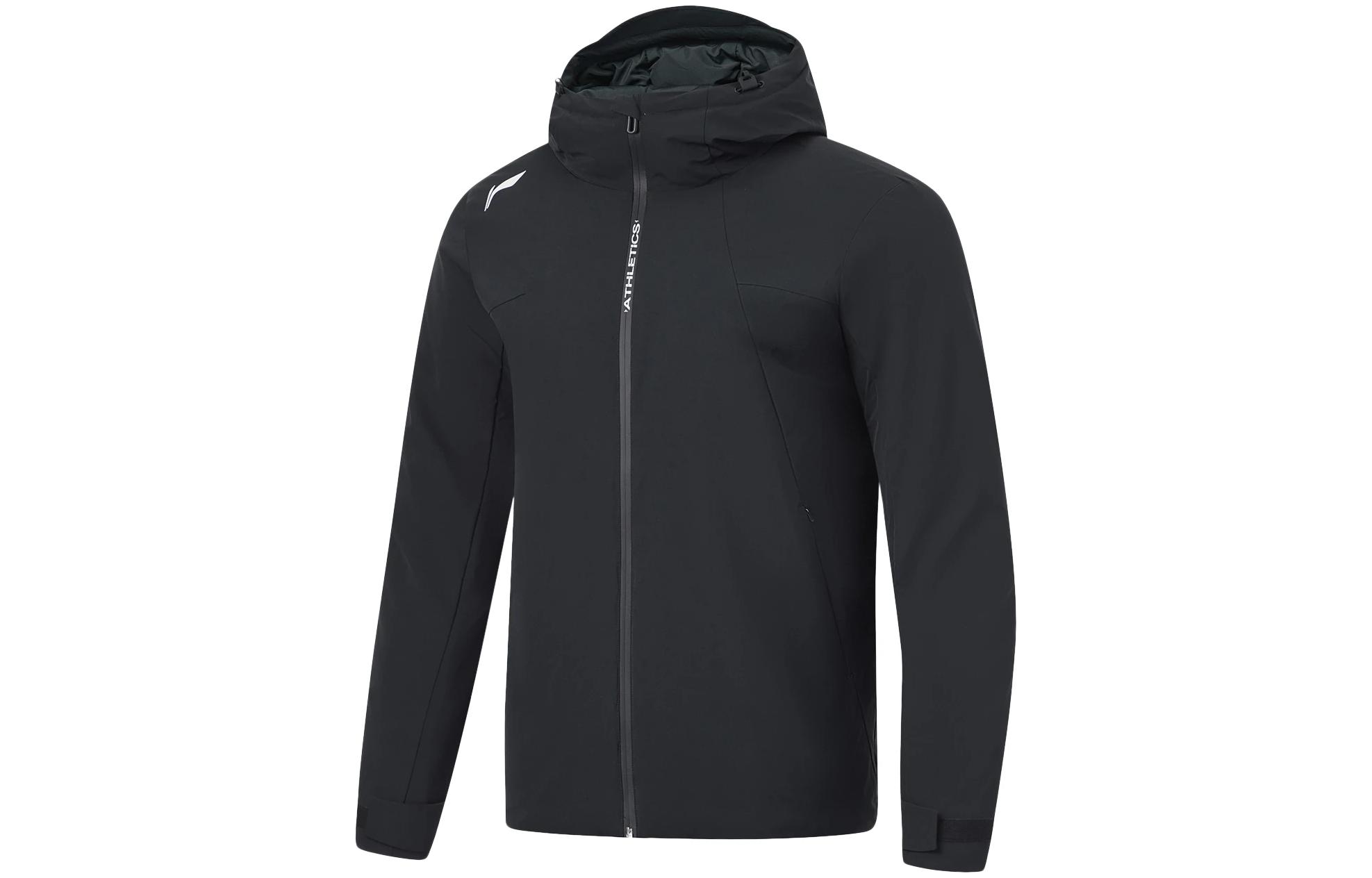 Li Ning Хот Потс Коллекция пуховиков Пуховик мужской Черный AYMT309-6 XL