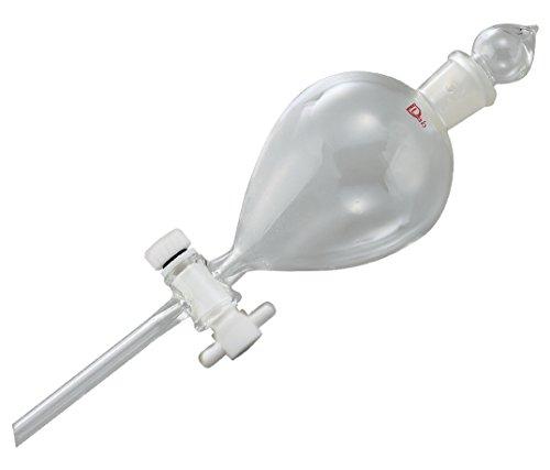 AS ONE Separatory Funnel, Ball Type, with PTFE Cock, 300mL / 2-9602-04