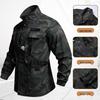 Unisex Elastic Workwear Set, Camouflage, Cotton Thread, Ideal for Welding, Auto Repair, Anti-Scald, Wear-Resistant, Labor Protective.