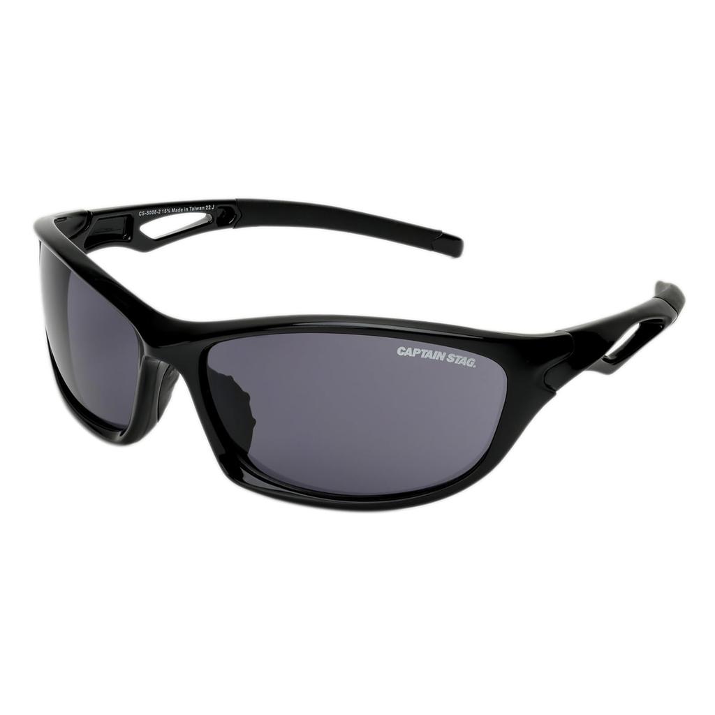 Captain Stag Sports Plastic Men's Sunglasses, Frame, Black, CS-S008-2