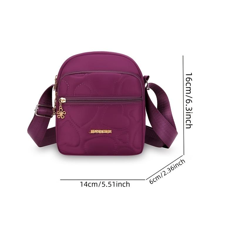 Women'Shoulder Bag, Nylon Material, Multiple Colors Available.versatile Casual and Simple Single-shoulder Bag Solid-color Crossbody Bag