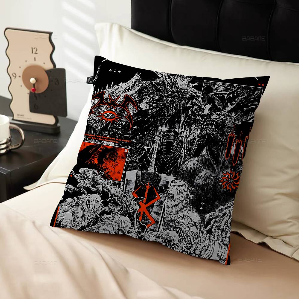 Berserk Anime Pillow Anime Pillow Sofa Bed Head Pillow Cover Cushion Cover 45x45 cm Fashion