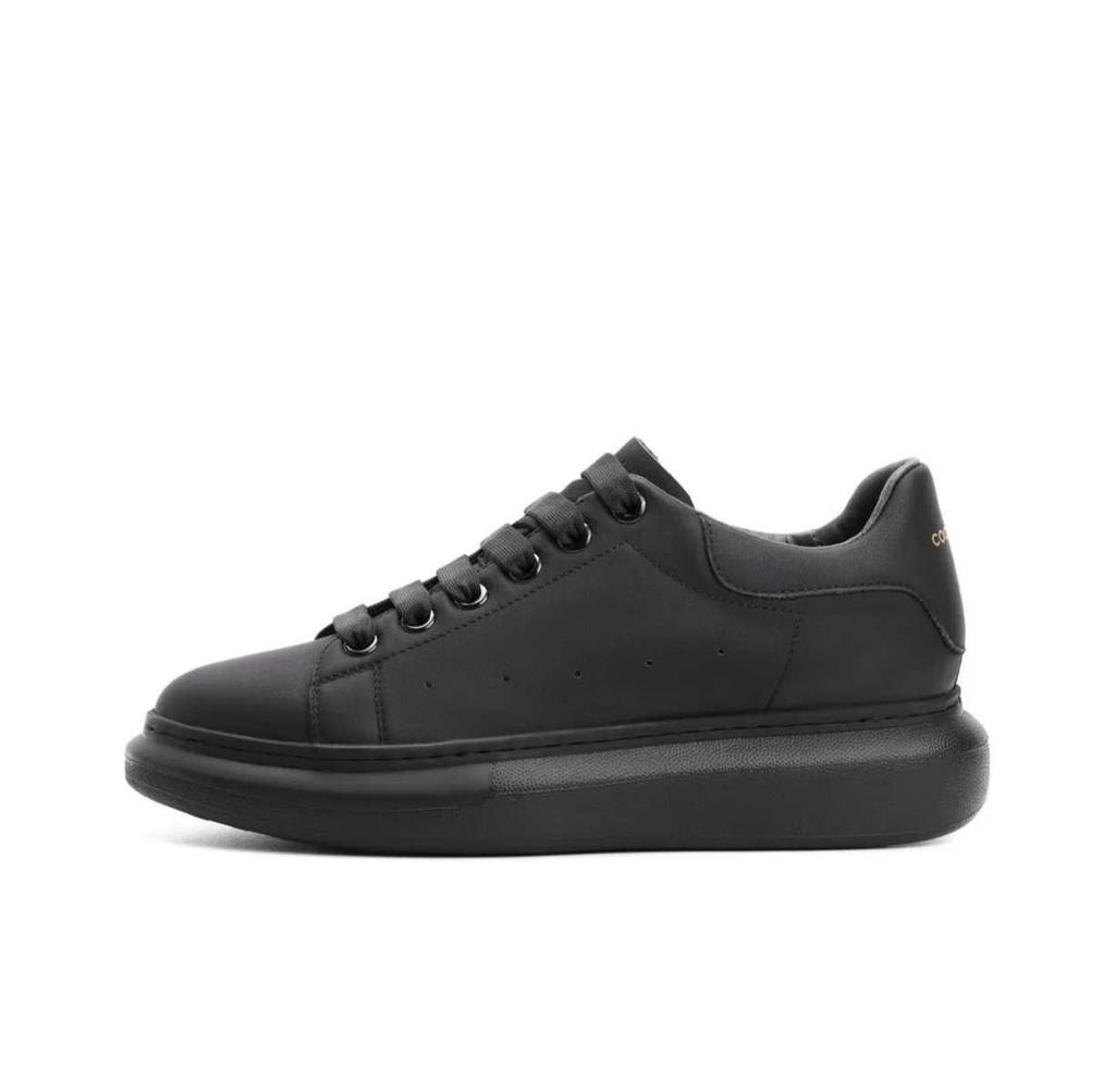 Trendy Platform Shoes: Thick Soles, Height Boosting, Comfy & Versatile Retro White Sneakers for Campus & Couples