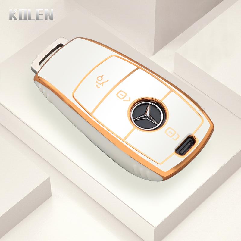 TPU Car Key Case Cover Shell for Mercedes Benz W204 W205 W206 W212 W213 W221 W222 W223 W463 A C E S Class GLA GLE GLC GLK GLS