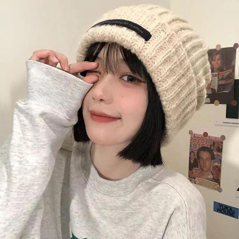 Women s Basic Thick Long Beanie C6429_Black