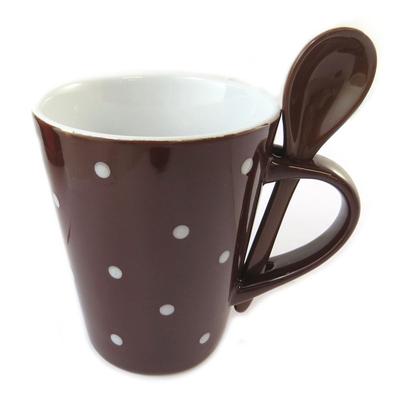 [N5094] - Brown 'Petits Pois' Mug