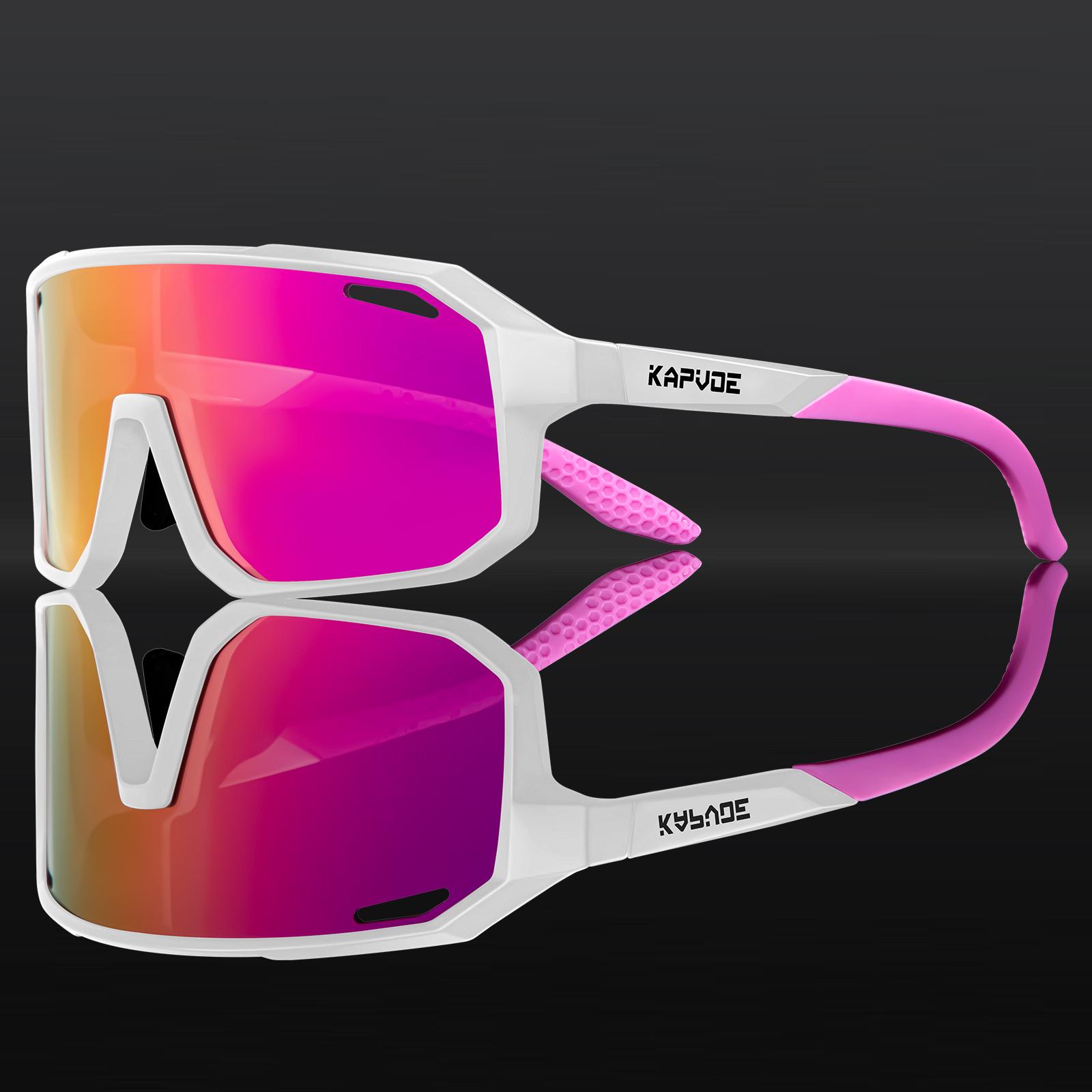 

Kapvoe Child Cycling Glasses Kids Sports Sunglasses Small Size UV400 Boys Bike Eyewear Girls MTB Camping Fishing Sports Goggles 1lens