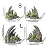 2pcs/set Lifelike Simulated Ravine Ornament Decorative Rockery Stone Ornaments  Aquarium
