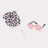 Pet Baseball Cap with Ear Holes Adjustable Cat Sun Protection Hat with Collar/Glasses Accessories for Smalls Cats Dogs