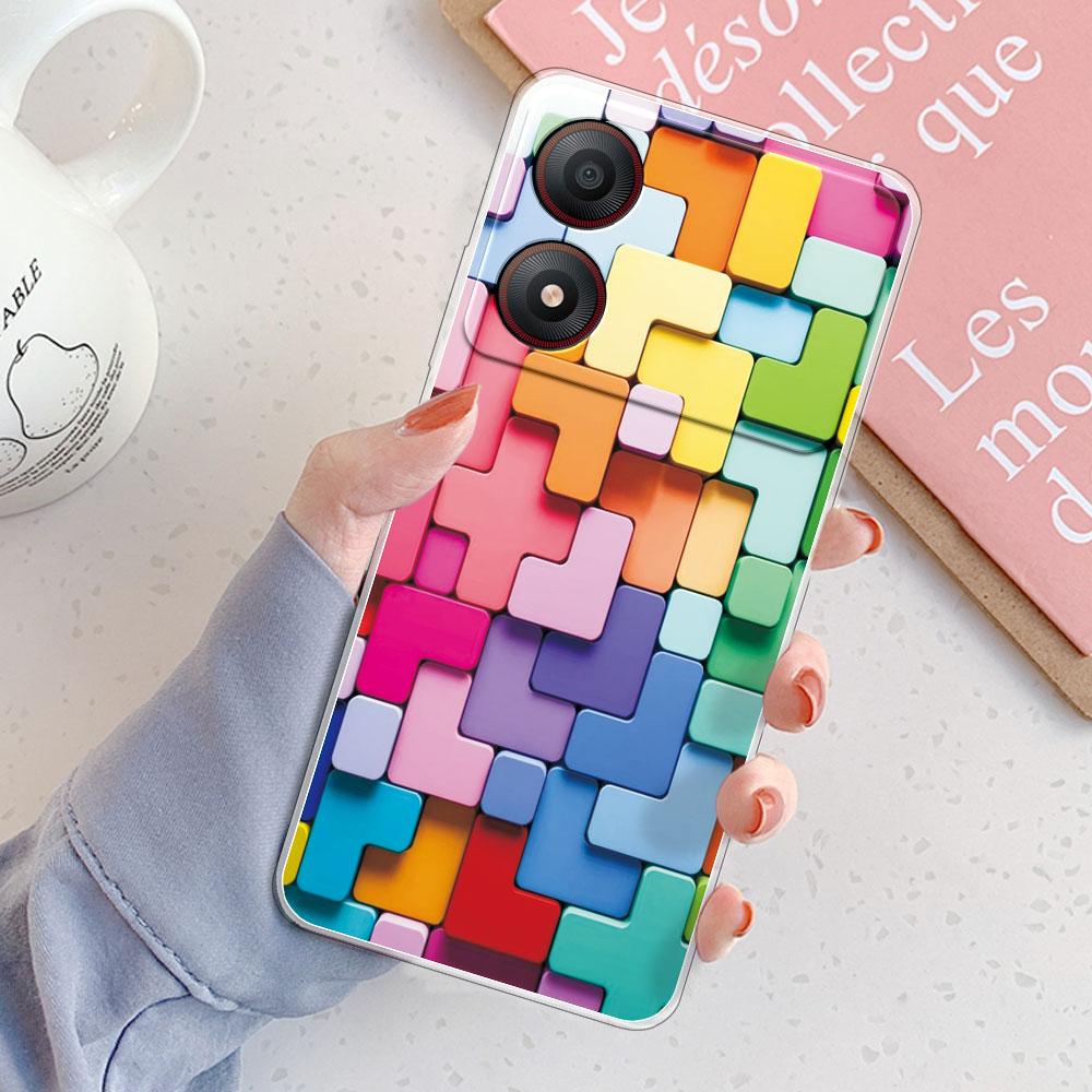 Für ZTE Blade A34 Hülle Für ZTE Blade A54 Cover Mode Klar Schutz Weiches Silikon Handyhüllen Für ZTE Blade A34 A54 Coque Funda