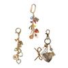 Mode Hart Bloem Bedeltje Sleutelhanger Tasriem Decoratief Accessoire Comfortabel te Dragen voor Trendy Vrouwen Cadeau Geven