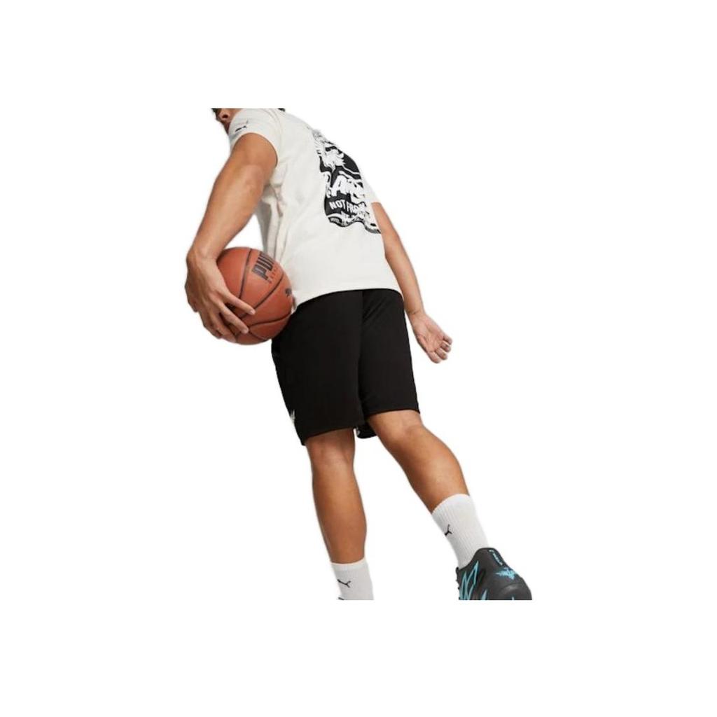 Puma X Melo Flare X Lamelo Ball Whispers Mb.03 Ss23 Trainings-Basketballshorts Herrenshorts Schwarz 621723-01