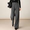 Fanzhen Women's High-Waist Thick Woolen Wide-Leg Pants
