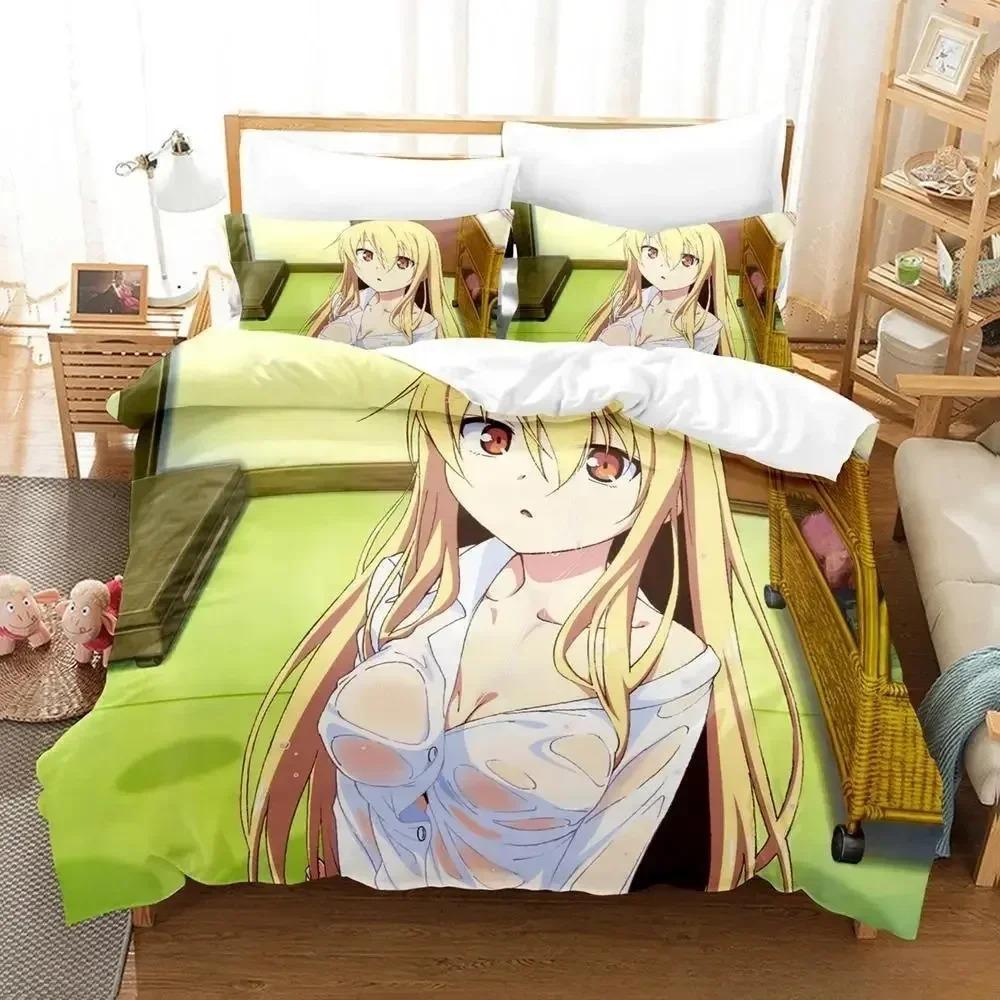 The Pet Girl Of Sakurasou Bedding Set Single Twin Full Queen King Size Bed Set Adult Kid Bedroom Duvet Cover Sets 3D Anime Bed