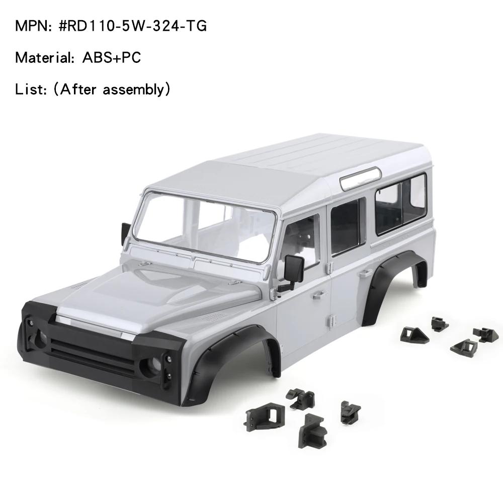Plastic Simulation 324/313mm 5 Doors Monocoque Car Shell for 1/10 RC Crawler Car Traxxas TRX4 Defender RD110 Wagon Diy Parts