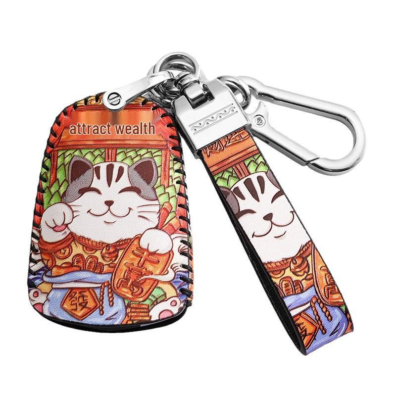 Cadillac Car Key Case for ATSL, XTS, XT5, XT4, CT6, XT6 - Stylish National Tide Design