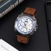 Men's Casual Business Quartz Watch Silicone Strap Fashion Wristwatch