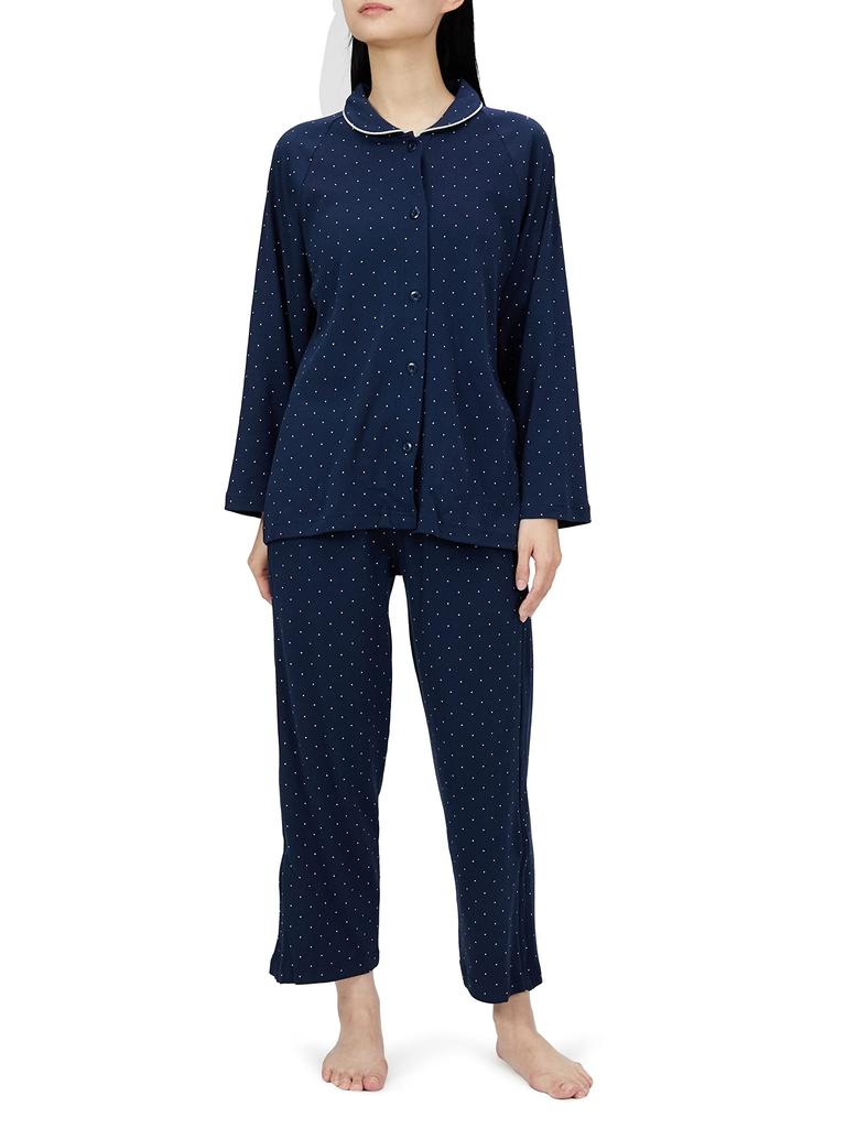 Airin Nursing Polka Dot Hospital 551 Women's Pajamas, Pattern, Nightwear, Wear,