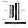 1/4/5Pcs Car Door Sill Scuff Plate Decor Carbon Fiber Stickers For Alfa Romeo 4C 159 Spider Giulia Giulietta 156 Tonale Mito 147